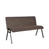 Eetkamerbanken-LABEL51 Vine Interior Eetkamerbank Paisley Antraciet Microvezel 145x62x86