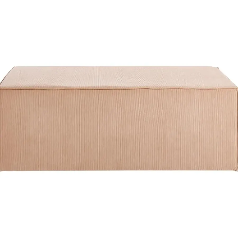 Leen Bakker VINITA - Poef - Beige - Corduroy