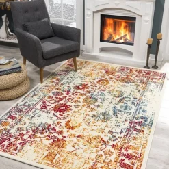 Muratap Vintage Van Gogh Vloerkleed Multi Laagpolig - 200x290 CM