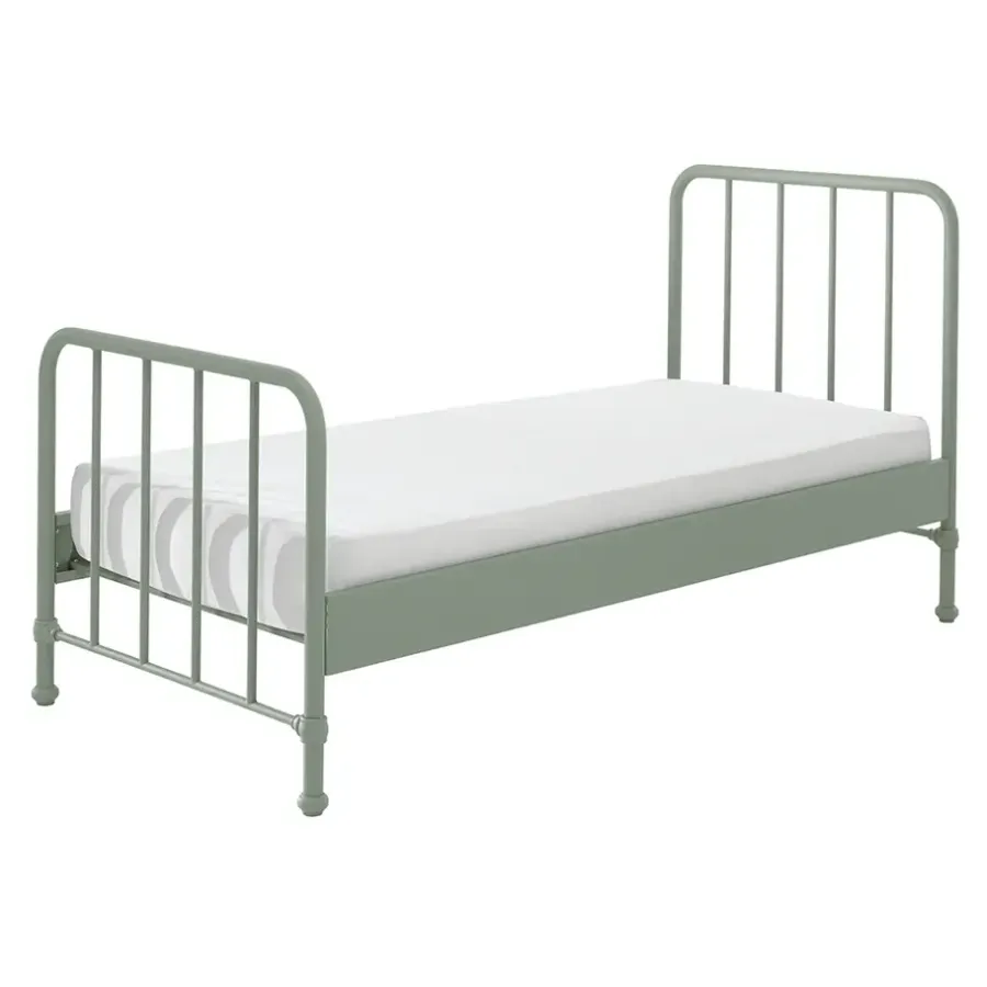 Vipack bed Bronxx - olijfgroen - 90x200 cm