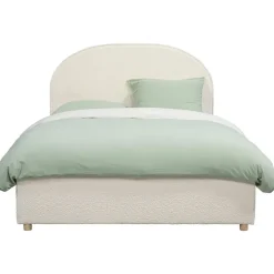 2-Persoons Bedden|Twijfelaars-Vipack bed Moon met opbergruimte - wit - 140x200 cm