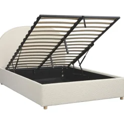 2-Persoons Bedden|Twijfelaars-Vipack bed Moon met opbergruimte - wit - 140x200 cm