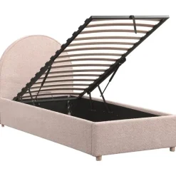 Leen Bakker Vipack bed Moon met opbergruimte - roze - 90x200 cm