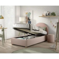 Leen Bakker Vipack bed Moon met opbergruimte - roze - 90x200 cm