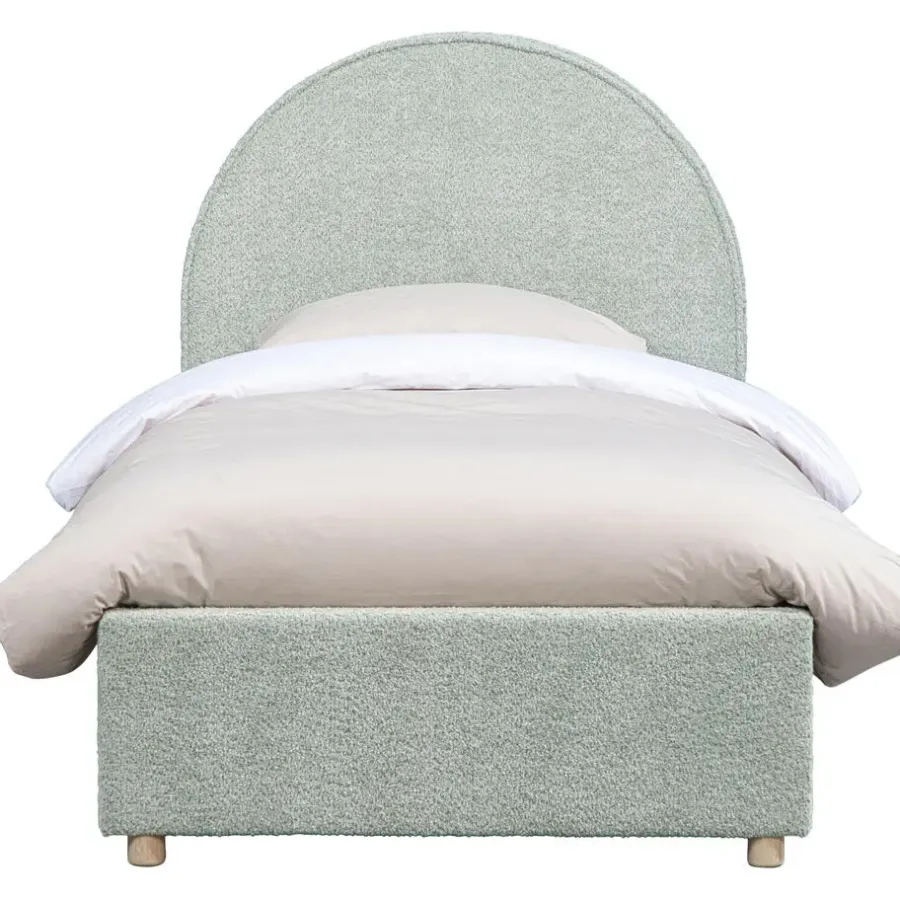 Vipack bed Moon met opbergruimte - mint - 90x200 cm