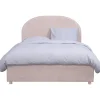2-Persoons Bedden|Twijfelaars-Vipack bed Moon met opbergruimte - roze - 140x200 cm