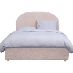 2-Persoons Bedden|Twijfelaars-Vipack bed Moon met opbergruimte - roze - 140x200 cm