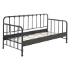 Vipack Bedbank Bronxx - zwart - 90x200 cm