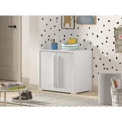 Ladekasten|Ladekasten-Leen Bakker Vipack commode Sam 2 deuren - 62x43x68 cm - wit