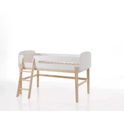 Vipack halfhoogslaper Kiddy - wit - 204,4x129,4x120 cm