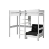 Vipack hoogslaper met slaapbank Pino - wit - 208,3x105,2x174,4 cm
