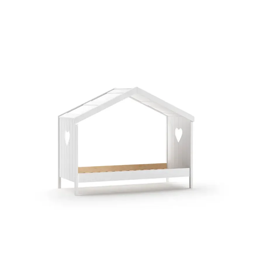 Vipack huisbed Amori zonder achterwand - wit - 90x200 cm
