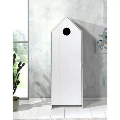 Vipack kledingkast Casimi 1 deurs - wit - 171,5x57,6x37 cm