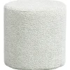 Poefen-Vipack poef Moon - 41x41 cm - Mint bouclé stof