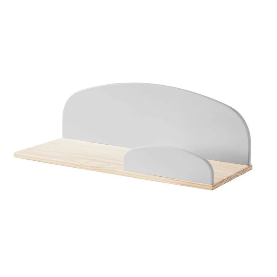 Vipack wandplank Kiddy - grijs - 65 cm