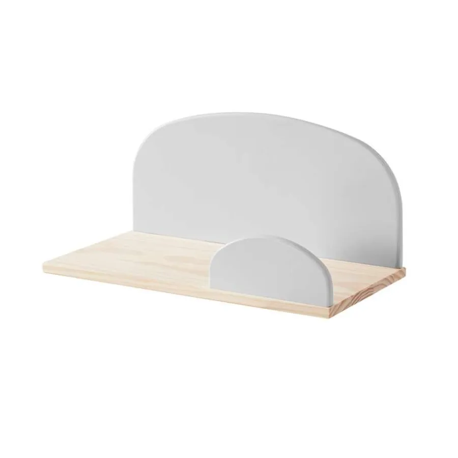 Vipack wandplank Kiddy - grijs - 45 cm