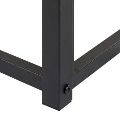 Beliani VIRY - Tweepersoonsbed - Zwart - 140 x 200 cm - Metaal
