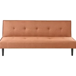 Beliani VISBY - Slaapbank 3-zits - Goudbruin - Polyester