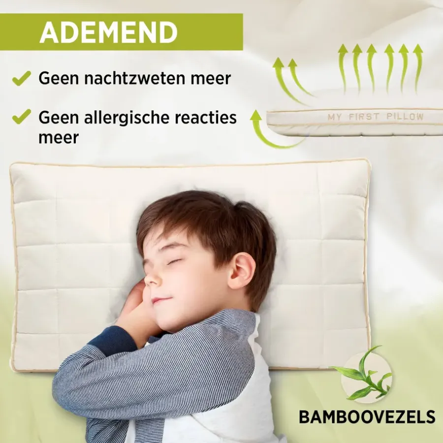 Hoofdkussens-Vitapur - My First Pillow 40x60 cm - 2 stuks