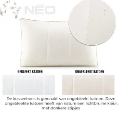 Hoofdkussens-Vitapur Kinderkussen - Traagschuim vulling - 40x60 cm