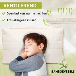 Hoofdkussens-Vitapur Peuter Hoofdkussen - Kinder hoofdkussen 40x60 cm