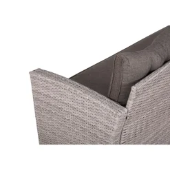 Beliani VITERBO - Loungeset voor 8 - Grijs - PE rotan