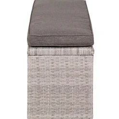 Beliani VITERBO - Loungeset voor 8 - Grijs - PE rotan