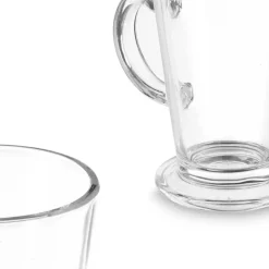 Vivalto Caffe Latte/koffie glazen Paris - glas - 6x - 280 ml