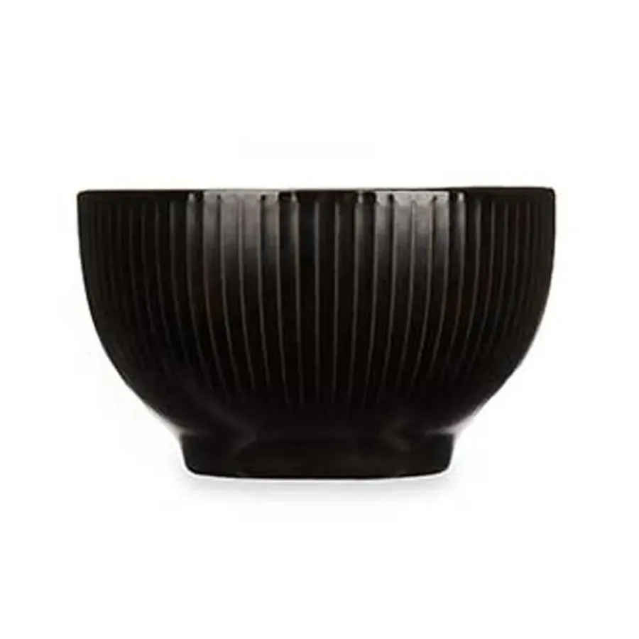 Vivalto schaaltjes/kommetjes - porselein - zwart - D14 cm