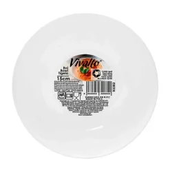 Vivalto schaaltjes/kommetjes - keramiek - ivoor wit - D15 cm