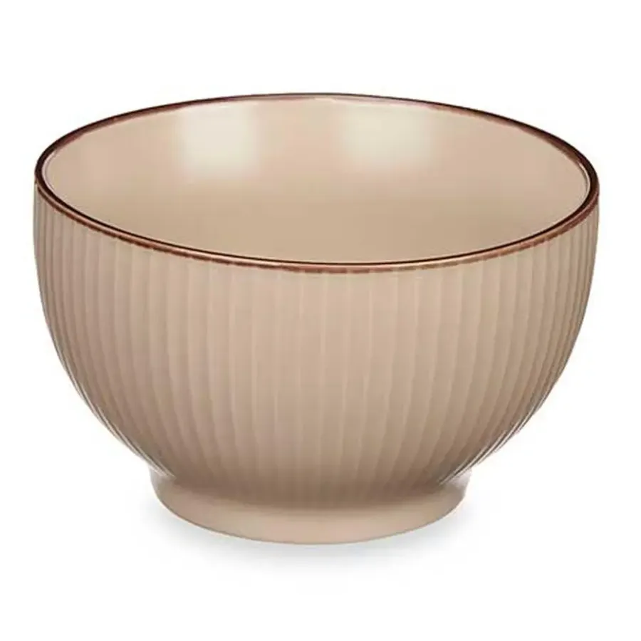 Vivalto schaaltjes/kommetjes - porselein - beige - D14 cm
