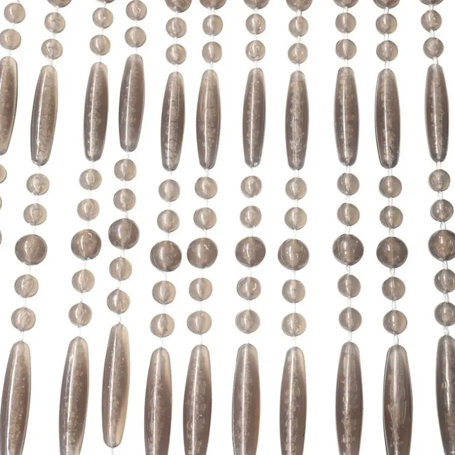 IVOL Vliegengordijn / Deurgordijn - Robin - 90x220 cm - Grijs / Taupe