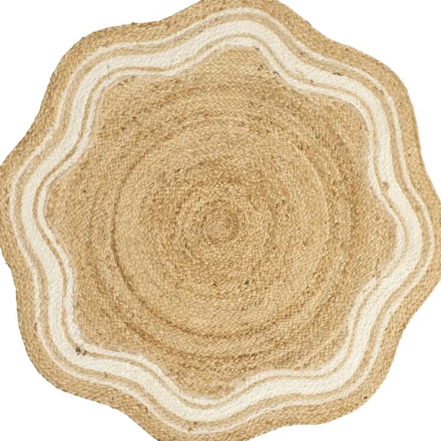 Leen Bakker Vloerkleed Alandi - beige - Ø100 cm