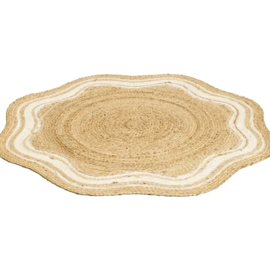 Leen Bakker Vloerkleed Alandi - beige - Ø100 cm