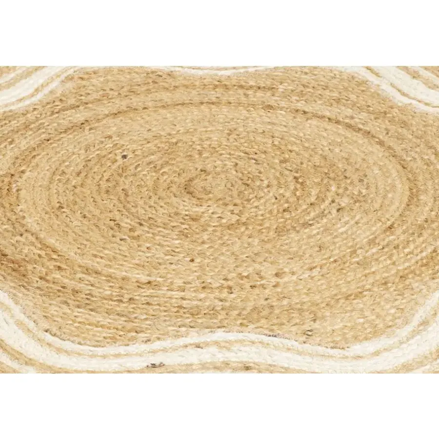 Leen Bakker Vloerkleed Alandi - beige - Ø100 cm