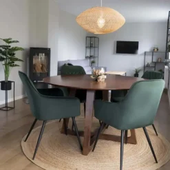 Jute Vloerkleden|Ronde Vloerkleden-House Nordic Vloerkleed Ø180cm Jute - Naturel - Kleed Bombay