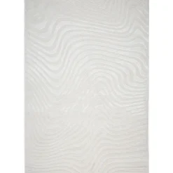 Laagpolige Vloerkleden-Leen Bakker Vloerkleed Lucy - crème - 160x230 cm