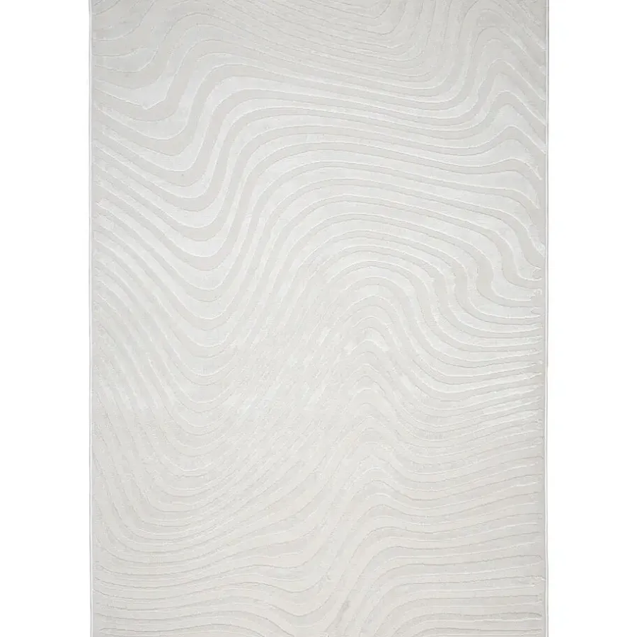 Laagpolige Vloerkleden-Leen Bakker Vloerkleed Lucy - crème - 160x230 cm