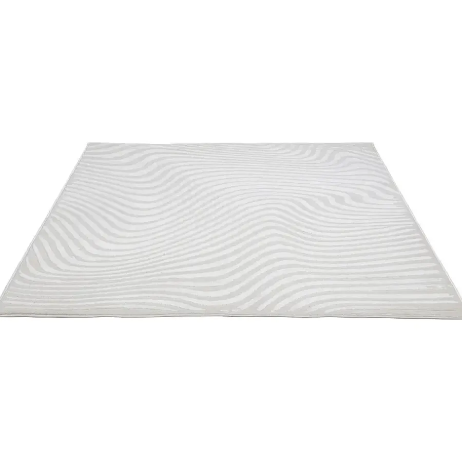 Laagpolige Vloerkleden-Leen Bakker Vloerkleed Lucy - crème - 160x230 cm