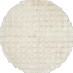 Leen Bakker Vloerkleed Oos - crème - Ø120 cm