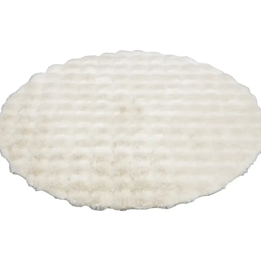 Leen Bakker Vloerkleed Oos - crème - Ø120 cm