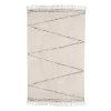 Vloerkleden-Giga Meubel Vloerkleed 120x180 - Beige & Zwart - Katoen Polyester - Vloerkleed Kabah - Giga