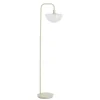Staande Lampen-Light & Living Vloerlamp Baylie - Mat crème - 43x30x165cm