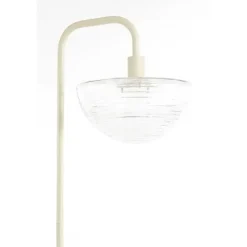 Staande Lampen-Light & Living Vloerlamp Baylie - Mat crème - 43x30x165cm