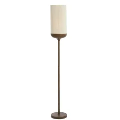 Light & Living Vloerlamp Dania - Crème/Bruin - Ø23x159cm