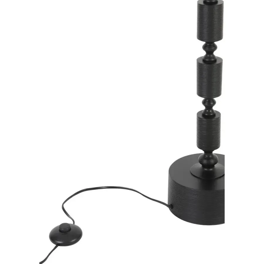 Light & Living Vloerlamp Gitaya - Zwart - Ø18cm