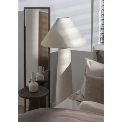 Leen Bakker Vloerlamp Skye - beige - Ø50x140 cm