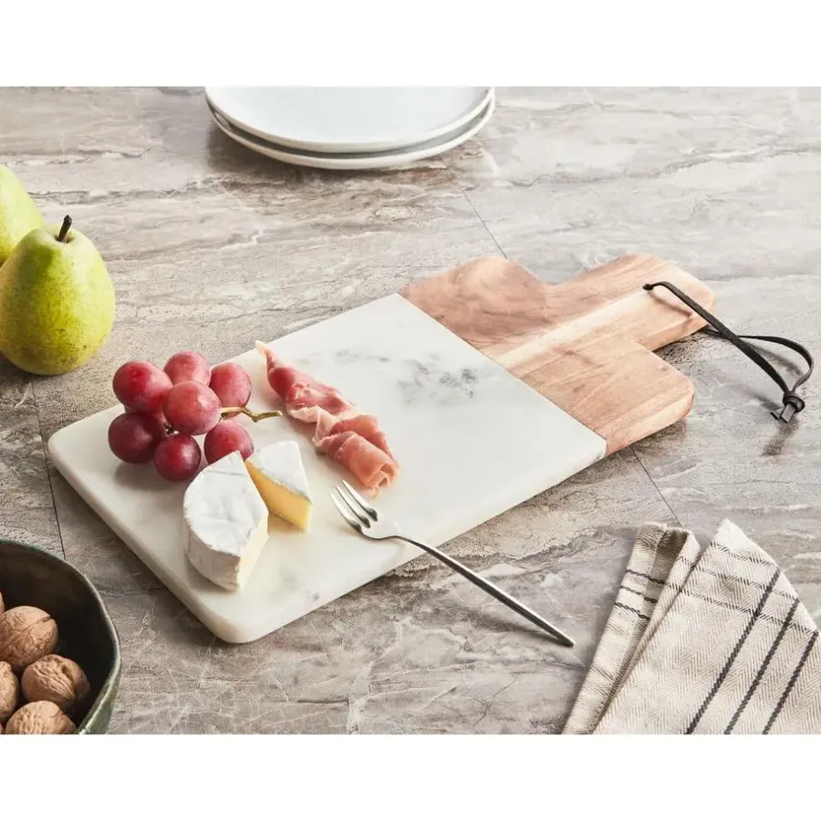 Borden-Beliani VOLOS - Dienblad - Wit - Hout