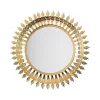 Spiegels-Beliani VOREY - Wandspiegel - Goud - Metaal