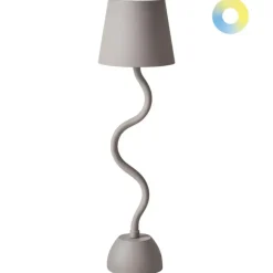Tafellampen-Leen Bakker VOUGA - Tafellamp - Beige - Aluminium/IJzer